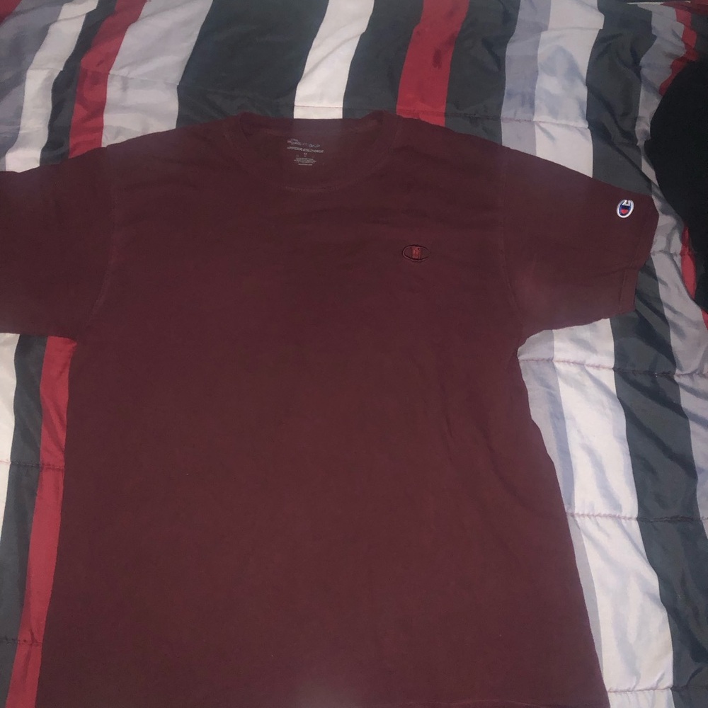 Champion Red Short Sleeve Tee